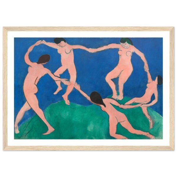 Henri Matisse's La danse Art Print Premium Matte Paper Wooden