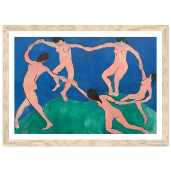 Henri Matisse's La danse Art Print Premium Matte Paper Wooden