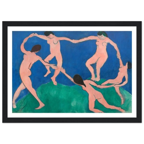 Henri Matisse's La danse Art Print Premium Matte Paper Wooden