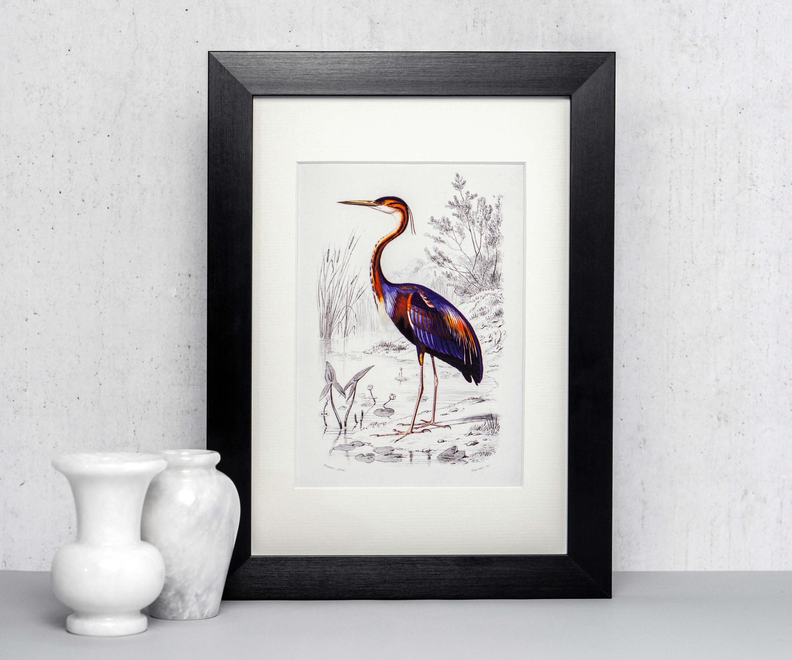 A2 A3 A4 8x10 11x14 12x16 16x20 Handmade Photo Frame with Mount | Glass or Acrylic | Black White Oak Natural Wenge | Ready Made Wall Art Frame UK