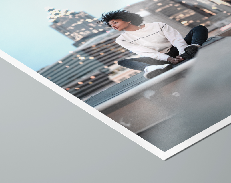 Epson Semi-Gloss paper closeup