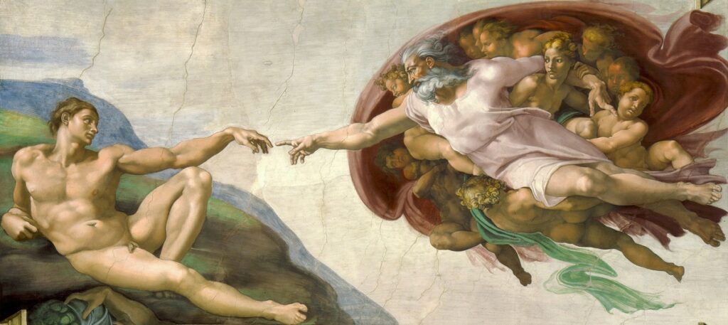 Michelangelo Buonarroti's The Creation of Adam